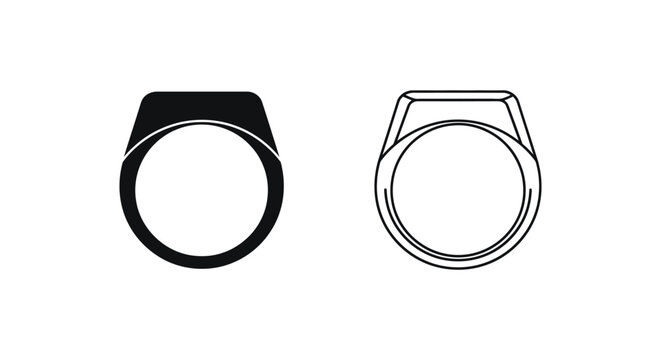 Black and white metal pipe flange Vector