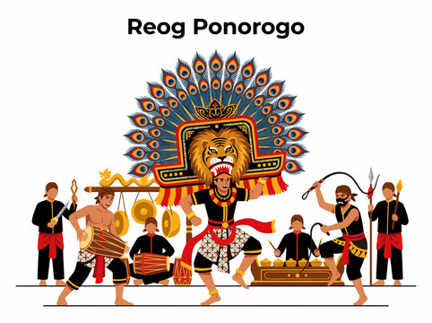 Reog Ponorogo Traditional Indonesian Dance Performance