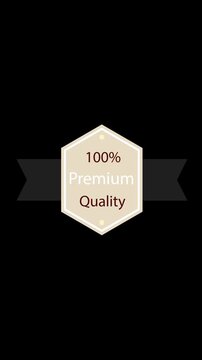 Vintage badge.  Vertical stories ready. HD 1080 x 1920
