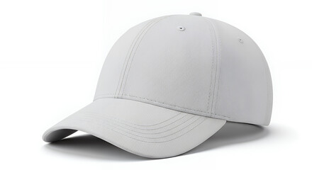 Fototapeta premium Baseball cap isolated on a white background hat mockup mockup cap hat template fashion clothing baseball front sport isolated blank
