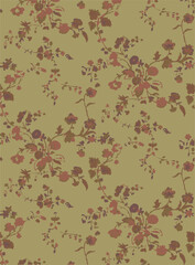 Obraz premium Tiny flower pattern. Ditsy floral seamless pattern. Small little flower background. Repeat pattern. Ditsy print. Hand draw wallpaper. Watercolours, Ditsy floral flower pattern for fabric, paper 