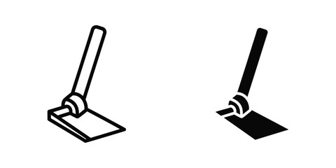 Obraz premium Comparison of a traditional and modern pen resting on their respective stands