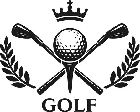 Golf Scalable SVG Vector Graphic with Editable Paths and Layers for Web, UI Design, Digital Art, and Print Applications