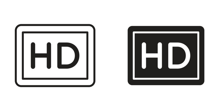 High definition icons Black symbol on transparent background. EPS10