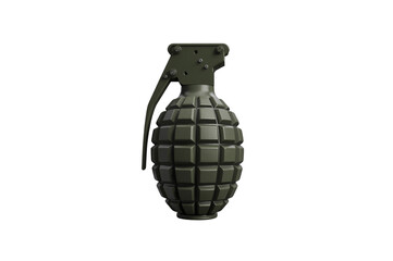 Fototapeta premium Hand grenade showing military explosive fragmentation weapon concept