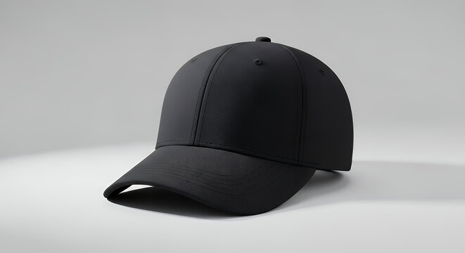 Stylish black baseball cap on light grey background mockup for design hat mockup mockup cap hat template fashion clothing baseball front sport isolated blank