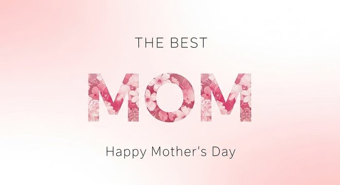 The best mom happy mother's day greeting card
