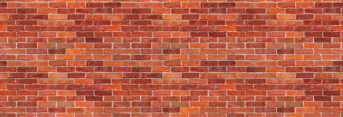 Red brick wall background – brickwall building backdrop with exposed brown stone blocks. The file...