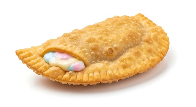 Delicious fried panzerotti Italian food.