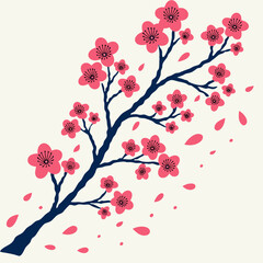Fototapeta premium cherry blossom branch
