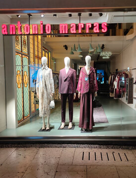 Verona, Italy - March 10, 2026: Signage from Antonio Marras store at Verona, Italy