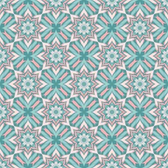 Fototapeta premium Seamless Ikat ethnic traditional Textile pattern geometric abstract folklore ornament Tribal ethnic illustration background design for print, clothing, scarf