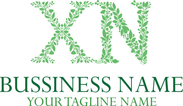 XN X xn initial logo | initial based abstract modern minimal creative logo, vector template image. luxury logotype logo, real estate homie logo. typography logo. initials logo