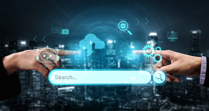 AI search and automation engine working with cloud, robotics and smart tools in AI-driven environment. Corpus