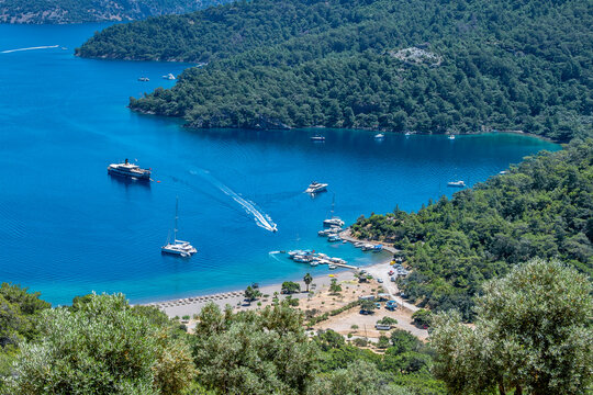Sarsala Bay in Dalaman Town of Turkey