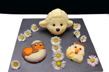 de petits chocolat pour les enfants © helenedevun