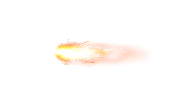 Military gun fire muzzle flash Gunshot shooting vfx on black background