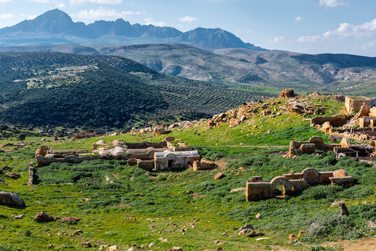 Perched high above the hills of Zriba Olia, this abandoned village whispers stories of a rich heritage, facing the majestic Djebel Zaghouan.