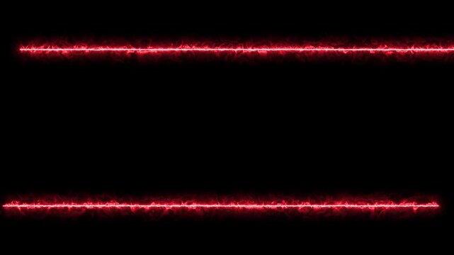 Abstract background with red lines, neon glowing energy