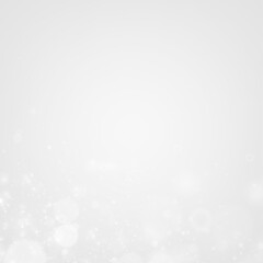 PNG. White stardust sparkles drift gently across a dark transparent scene. Tiny bokeh highlights shimmer softly. Perfect for holiday, winter, and festive designs. © goldstock