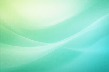 Fototapeta premium A serene abstract background featuring a calming blend of green and blue hues. Gentle, flowing lines create a sense of harmony and tranquility. 
