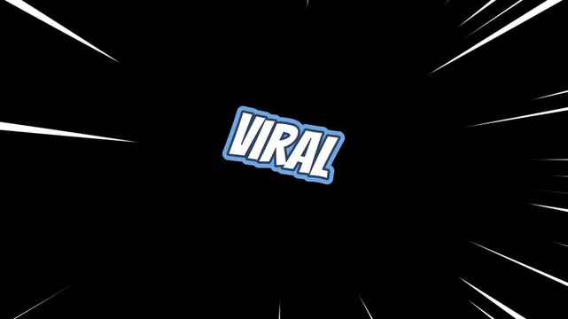 The word 'VIRAL' is displayed prominently on a dramatic black background.