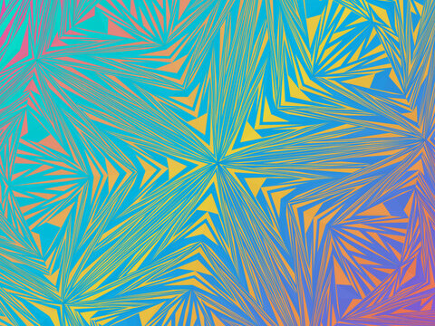 Non-Repeating Mathematical Tiling Pattern Art Print