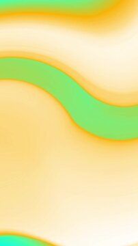 Abstract wavy background with green and yellow fluid gradients. This is ideal for modern mobile app interfaces or social media stories.