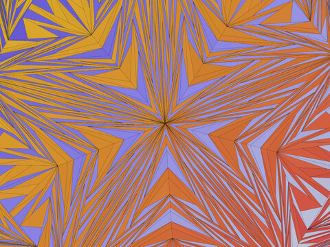 Non-Repeating Mathematical Tiling Pattern Art Print
