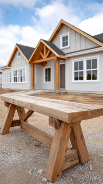 Custom home construction with architectural detailing and outdoor design