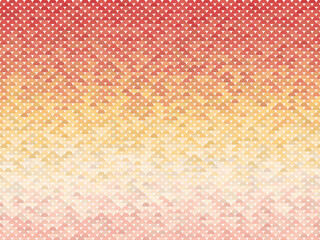 Decorative Semicircle Scale Pattern Trendy Fashion Texture © iushakovsky