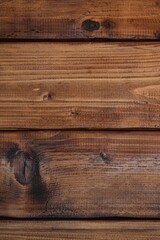 Macro shot of natural grunge weathered wooden wall. Full frame of wood grain pattern and knots. Front view, perfect for rustic timber background with copy space for text. Eco friendly style.