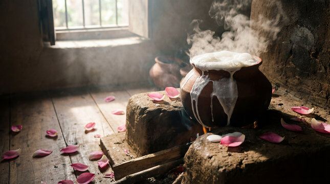Sinhala and tamil New Year Blessings Hearth and Home: The Symbolic Boiling of Milk