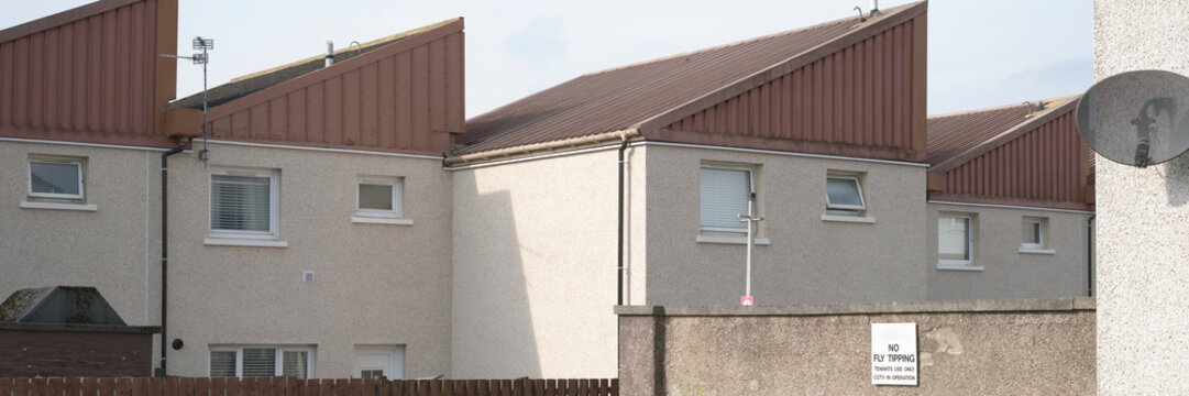 Council housing in poor area of Glasgow