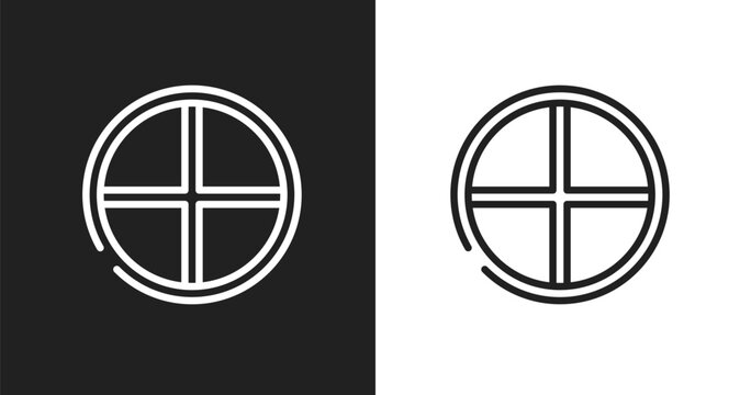 Tray icon. Linear black, white icon from hair salon collection. Outline tray vector. Thin line symbol isolated on white and black background