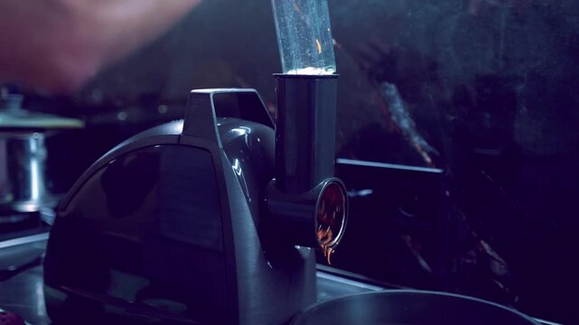 Preparing beet salad using a meat grinder