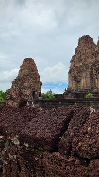 Sandstone Towers of Pre Rup Temple (Siem Reap, Cambodia)