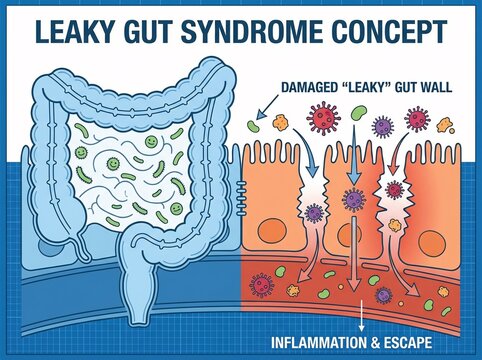 Leaky Gut Syndrome Concept Understanding Intestinal Permeability and its Health Implications