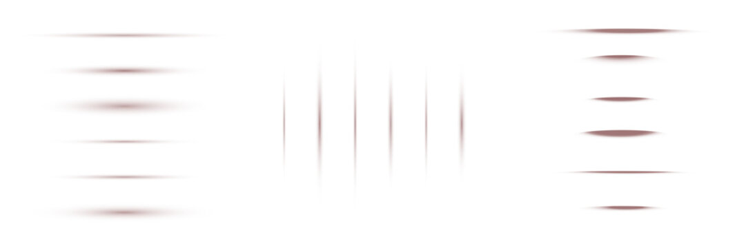 Abstract Minimalist Red Light Streaks for Sci-Fi User Interface Design