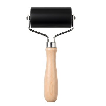 Brayer Roller for Printmaking isolated on transparent background
