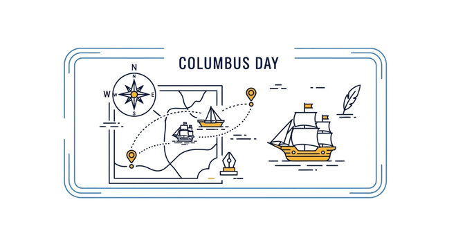 Historical maritime exploration with ancient maps and sailing ships marking discovery