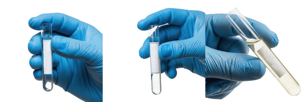 Doctor hand holding saliva sample test tube, Oral Fluid, Salivam, DNA Testing, Diagnostic Salivary Analysis, Physician Medical Research, Clinical Laboratory, Healthcare Science.