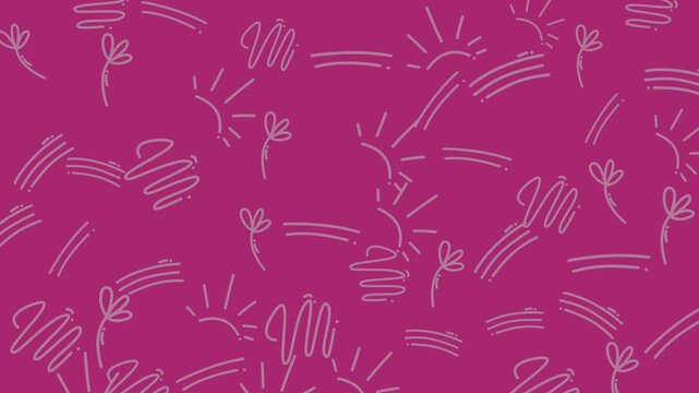 Shapes resembling the sun in scribbles and flowers. Suitable for summerthemed designs, cards, invitations, and natureinspired projects.