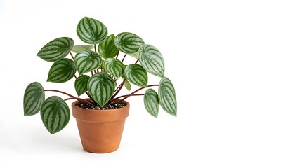 Obraz premium Decorative Indoor Plant With Patterned Leaves