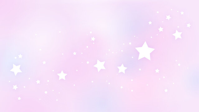 ゆめかわいい星の背景