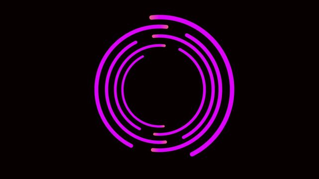 3d render of a glowing neon sign symbol made of spheres