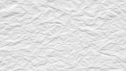 Obraz premium A white crumpled piece of paper with a smooth lower section illustration