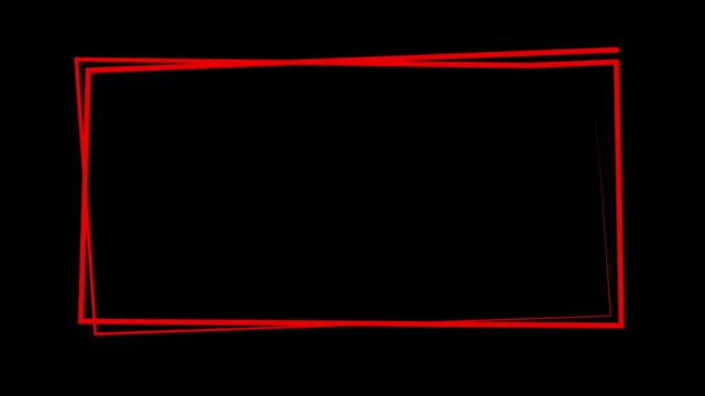 Animated Red Circle Mark for Highlighting or Selection. Motion Graphic Red Circle Loop for Pointing or Attention. Red Circle Overlay Animation for Map Markers or Emphasis
