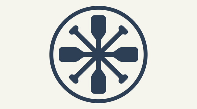 Tabono Adinkra Symbol Vector Icon African Strength and Perseverance Design