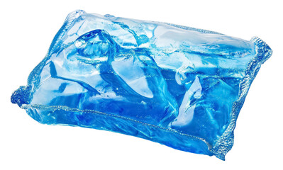 Fototapeta premium Gel Ice Pack - Gel Ice Pack for Cold Therapy and Injury Relief Isolated on White Background